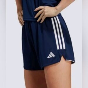 adidas Women's Tiro 23 Soccer Shorts Navy Blue Size M